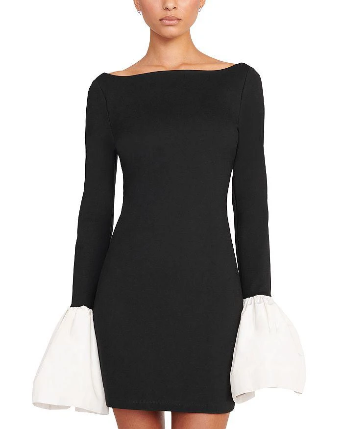 Staud Hawthorne Bell Cuff Mini Dress 1