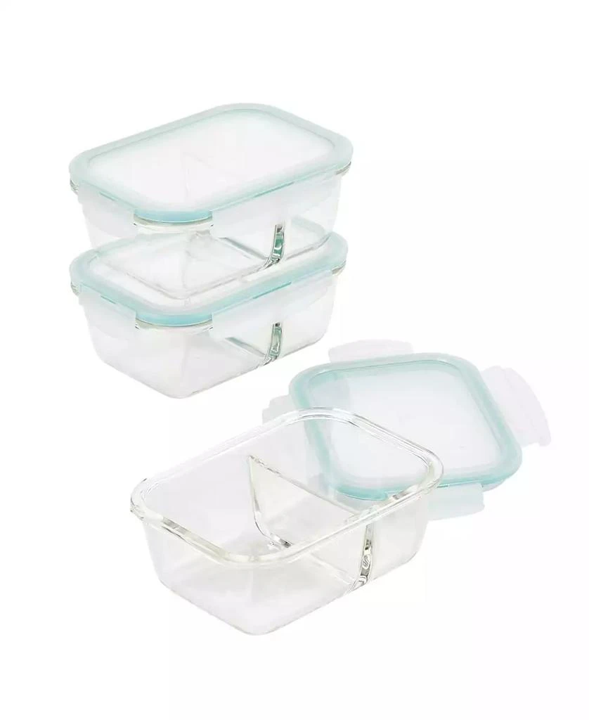 Lock & Lock Purely Better™ 6-Pc. 25-Oz. Divided Food Storage Containers 1