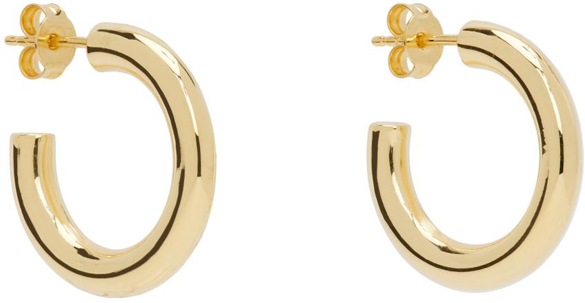 Lemaire Gold Small Classic Hoop Earrings