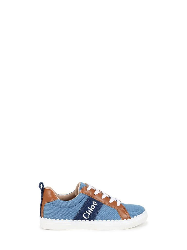 Chloé Cotton Denim Sneakers 5