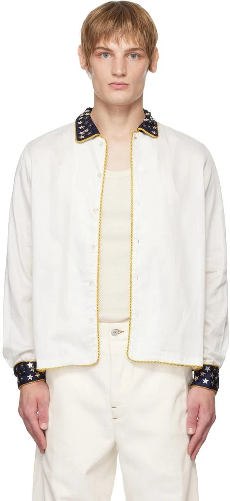 BODE Off-White Starry Pageant Shirt 1