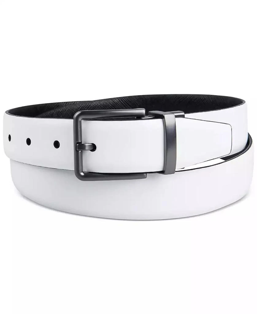 Calvin Klein Men's Reversible Textured Dress Belt, Created for Macy's 6