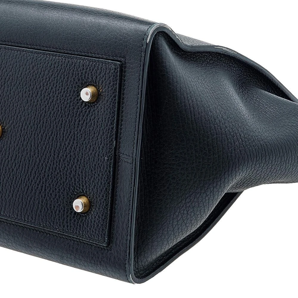 Celine Celine Black Leather Small Tie Tote 11