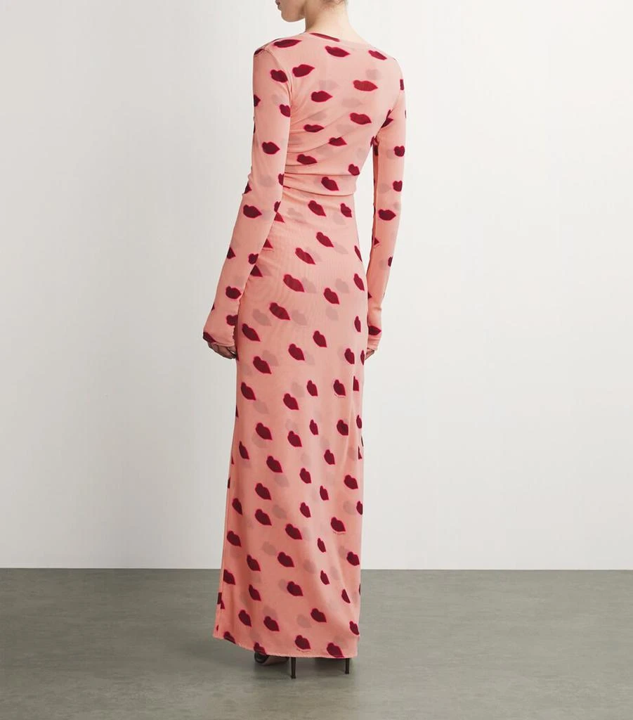 Stella McCartney Lips Maxi Dress 3