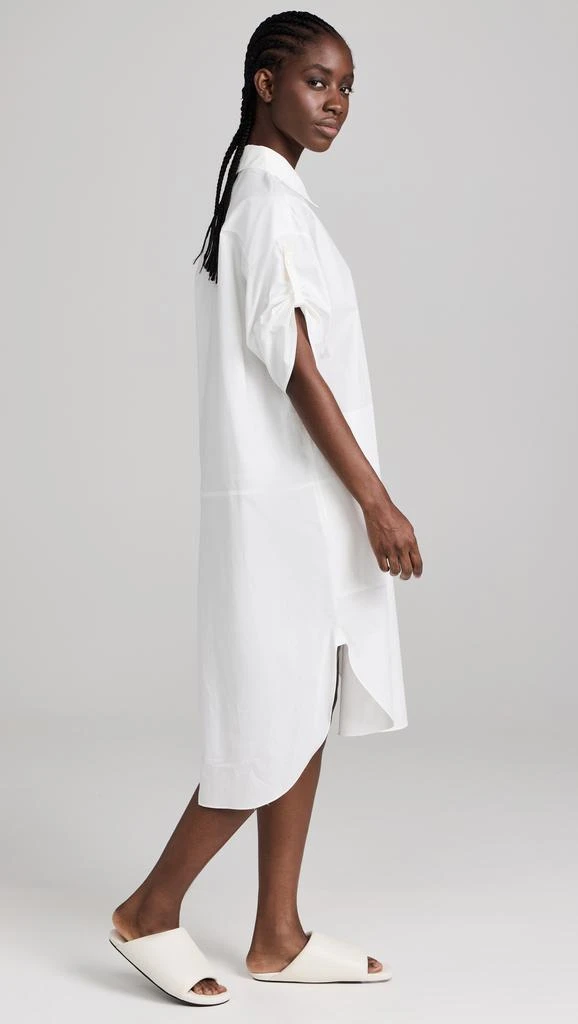 Lee Mathews Poplin Short Sleeve Shirt Dress 3