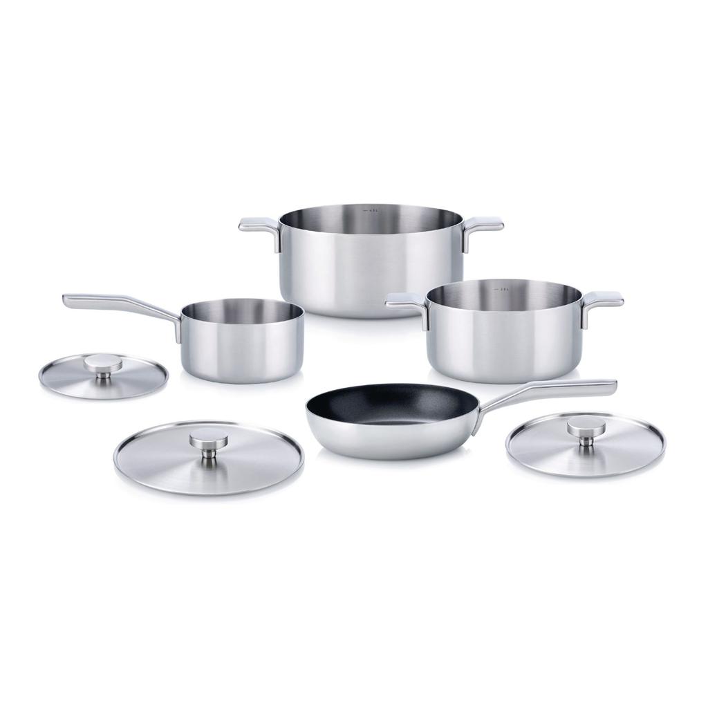 Alessi Set Di Pentole 7 Pezzi Bones