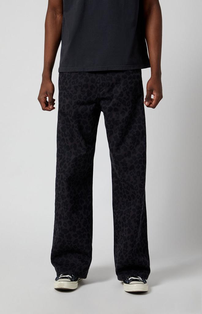 PacSun Blake Leopard Extreme Baggy Jeans