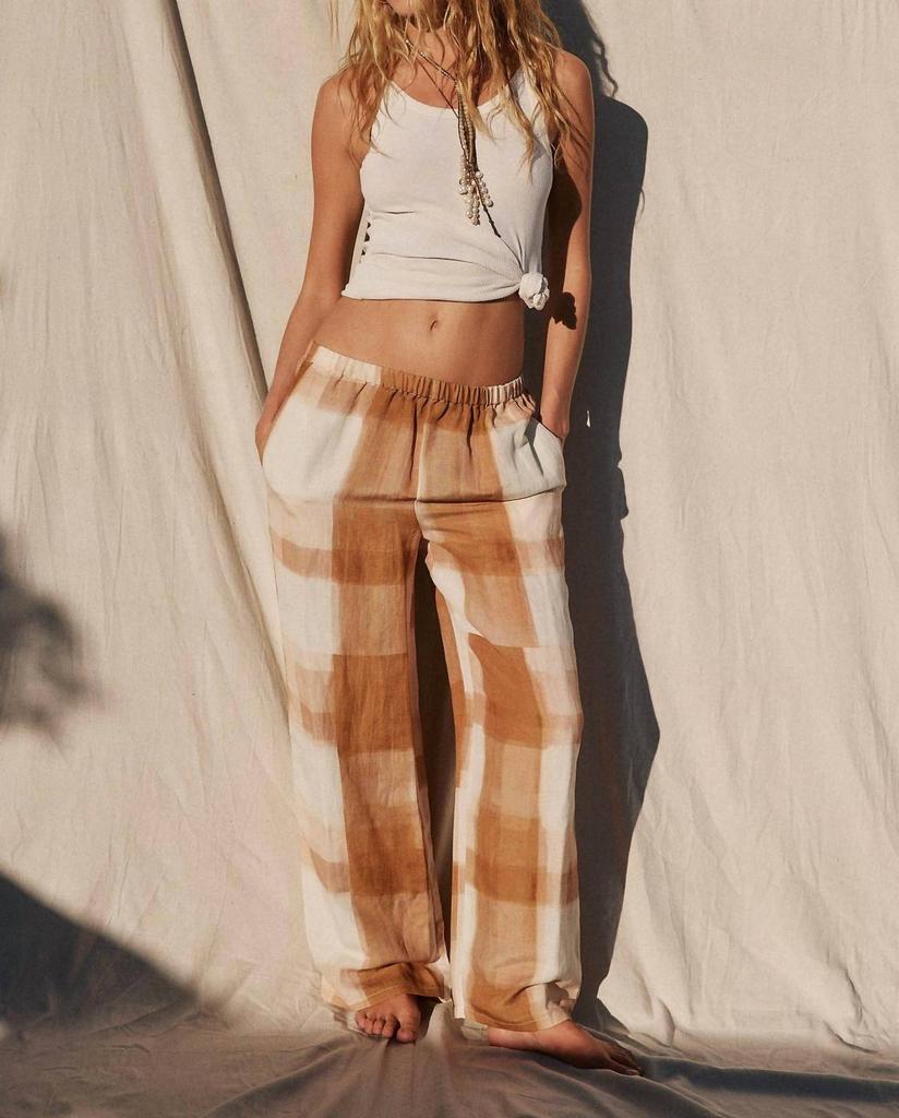 Jen's Pirate Booty Ferrera Pajama Pant In Roasted Pecan