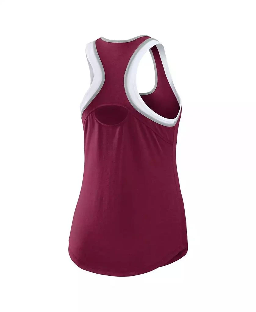 WEAR by Erin Andrews Women's Maroon Texas A M Aggies Open Hole Razorback Tank Top 2