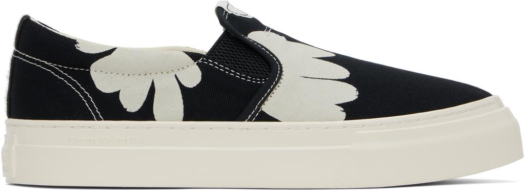 Stepney Workers Club Black & White Lister Cup Shroom Hands Sneakers