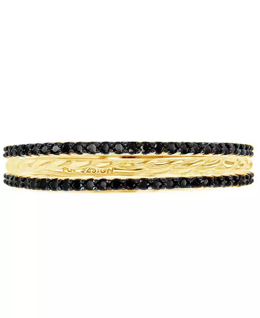 Macy's Macy’s Cubic Zirconia Ring Trio Stack (1.044 ct. t.w.) in 14K Yellow Gold Over Sterling Silver 1