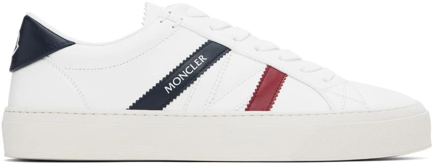 Moncler White Monaco 2 Sneakers 1