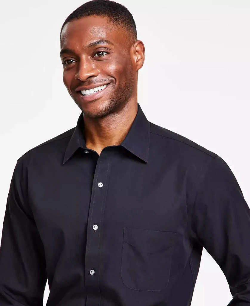 Brooks Brothers Men's Regular-Fit Solid Dress Shirt 3