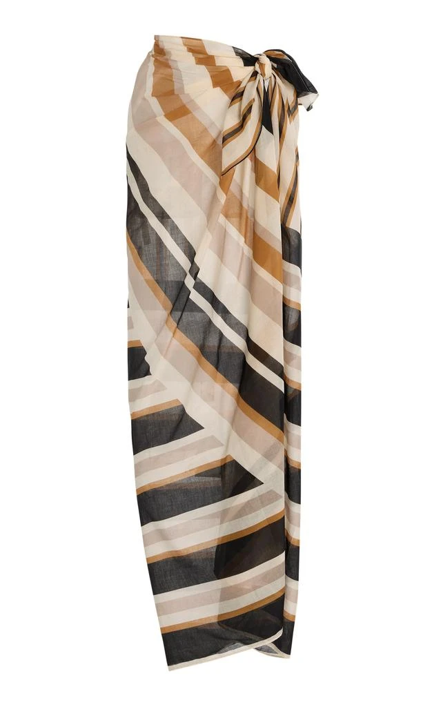Soleil Soleil Soleil Soleil - Exclusive Square Pareo - Stripe - OS - Moda Operandi 1