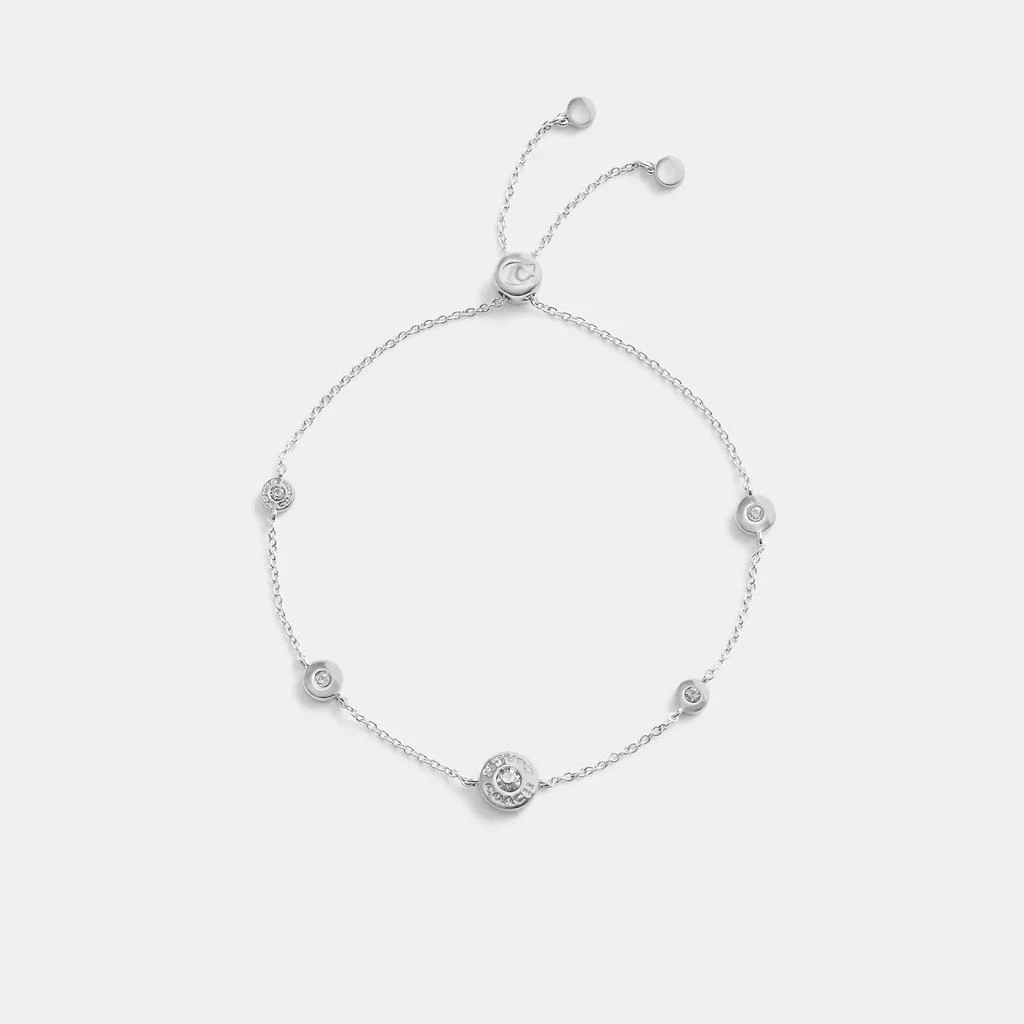 Coach Outlet Coach Outlet Open Circle Station Slider Bracelet 2