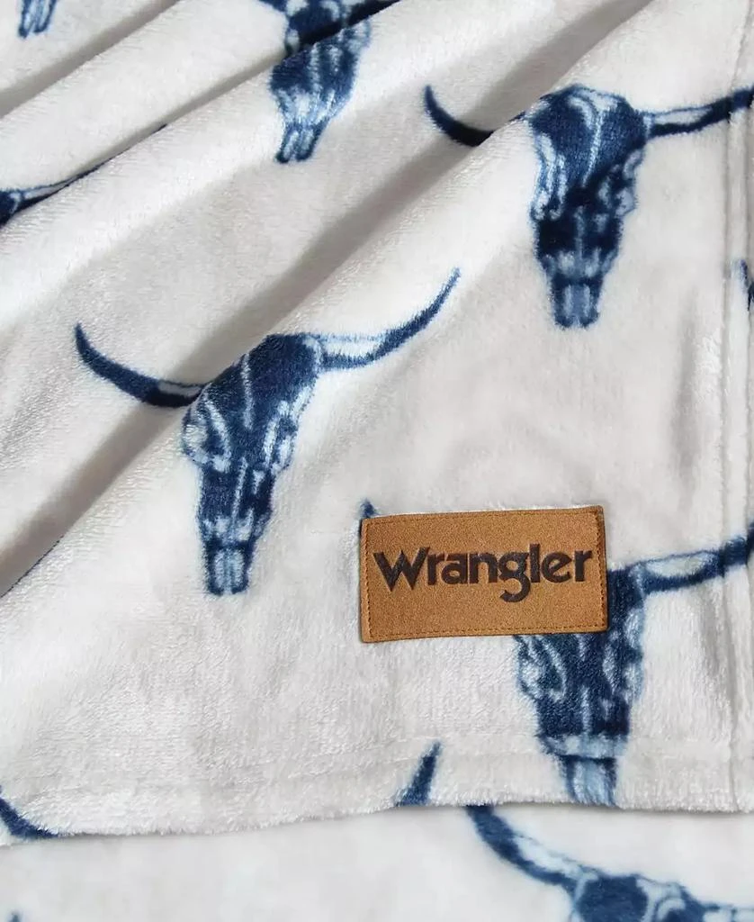 Wrangler Steer Head Ultra Soft Plush Fleece Blanket 4