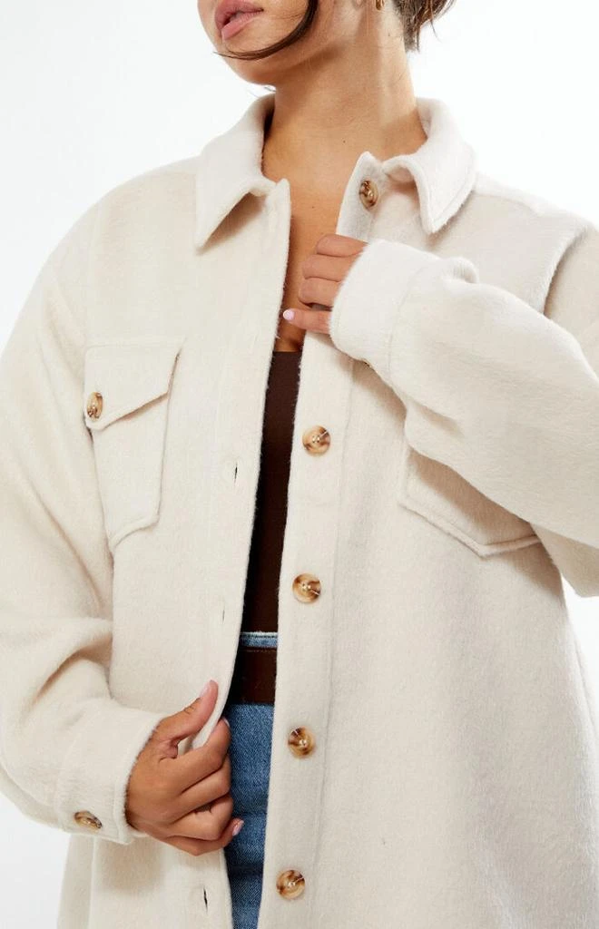 PacSun Off White Shacket 2
