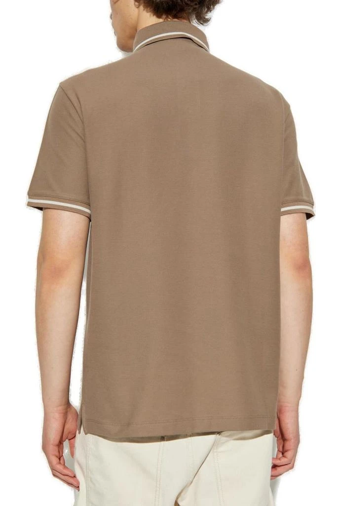 Emporio Armani Emporio Armani Stripe Detailed Short-Sleeved Polo Shirt 3