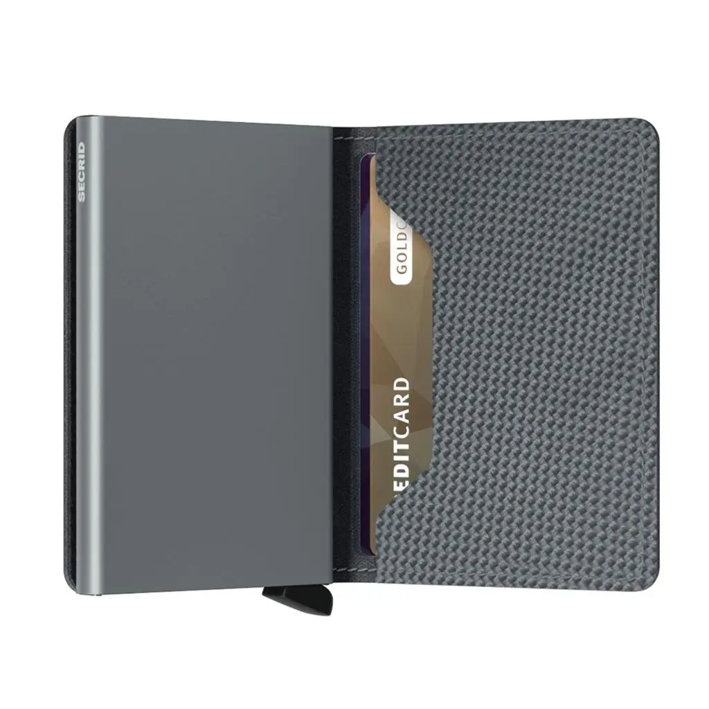 SECRID Sca-cool grey slim wallet - carbon cool grey 2