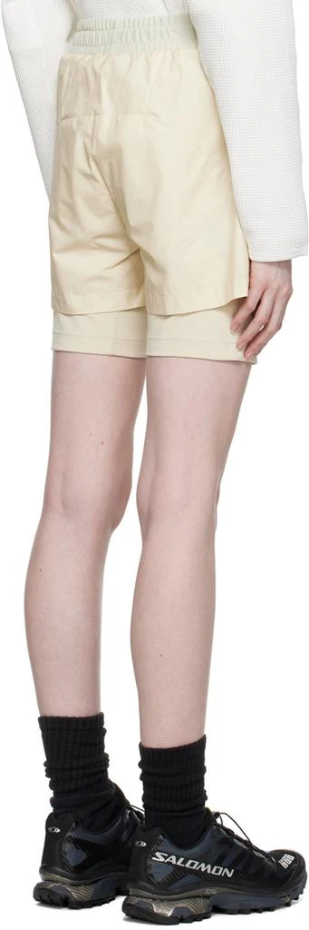 TEMPLA Beige Layered Shorts 3