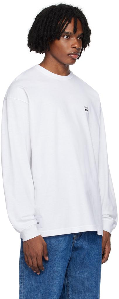 Wtaps White OBJ 02 Long Sleeve T-Shirt - T-Shirts - BeyondStyle Wtaps White OBJ 02 Long Sleeve T-Shirt - T-Shirts - BeyondStyle