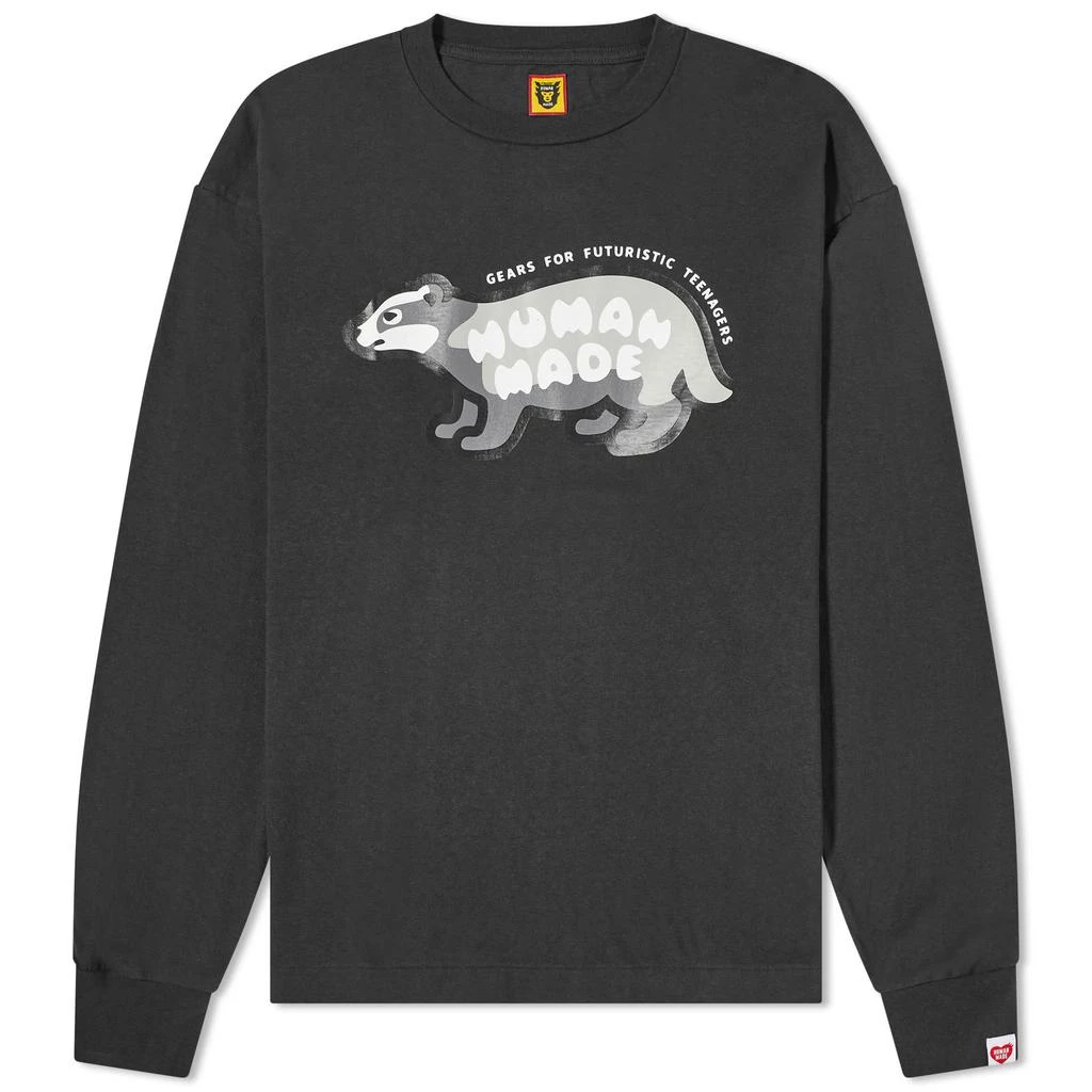 Human Made Human Made Long Sleeve Badger T-Shirt 1