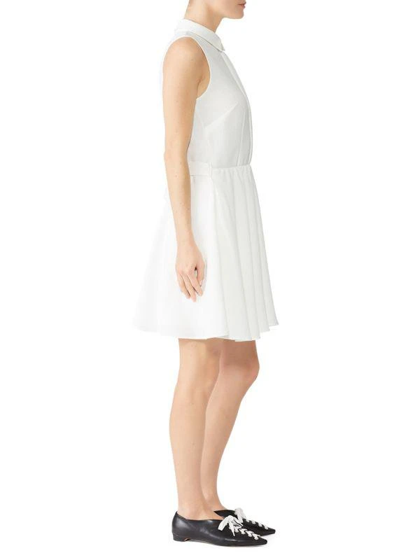 Black Halo Malena Pebble Crepe A Line Dress 3