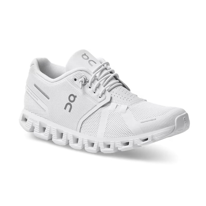 On On Cloud 5 59-98902 Sneakers Womens 9 All White Athletic Running Shoes ZPO3660