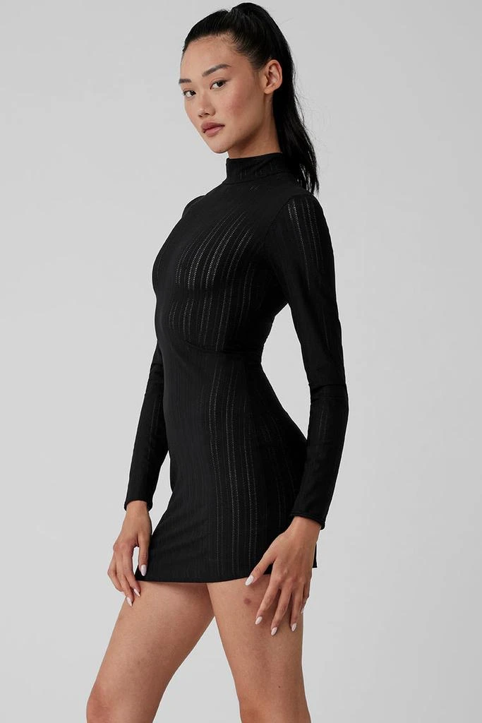 Alo Euphoria Long Sleeve Dress - Black 3