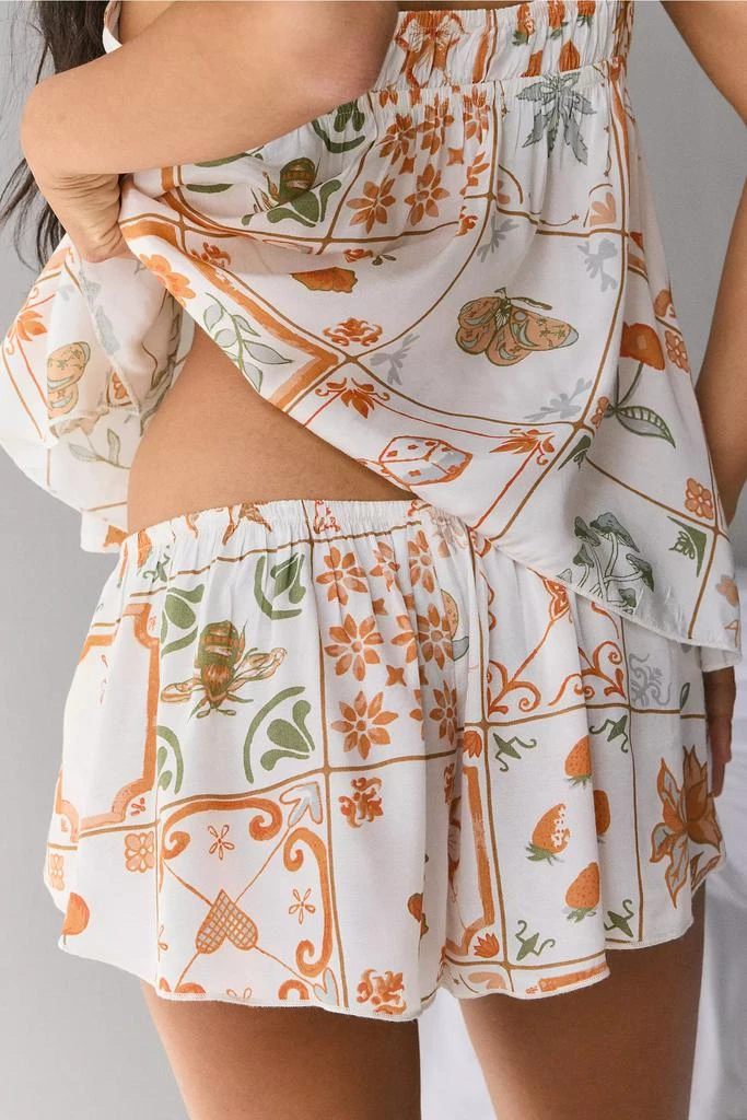 Out From Under Out From Under Hydra Tie-Front Flyaway Cami 
Micro Short Set 6