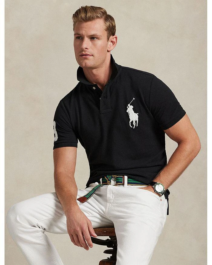 knee length dresses for ladies Polo Ralph Lauren Custom Slim Fit Big Pony Mesh Polo Shirt