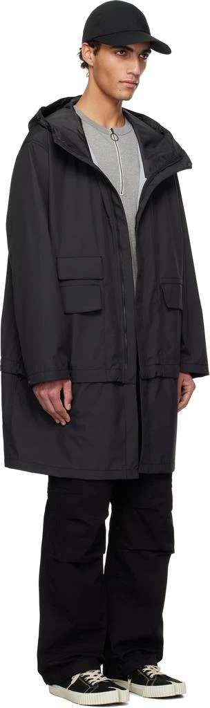 Nanamica Black 3L PERTEX SHIELD 2Way Travel Coat 2