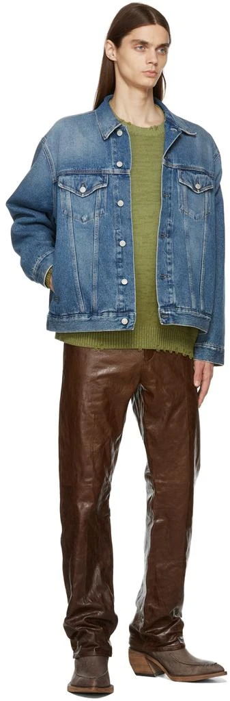 Acne Studios Green Knit Sweater 4