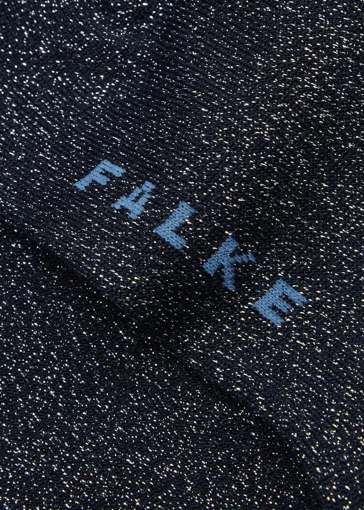 FALKE Shiny metallic-weave socks 3