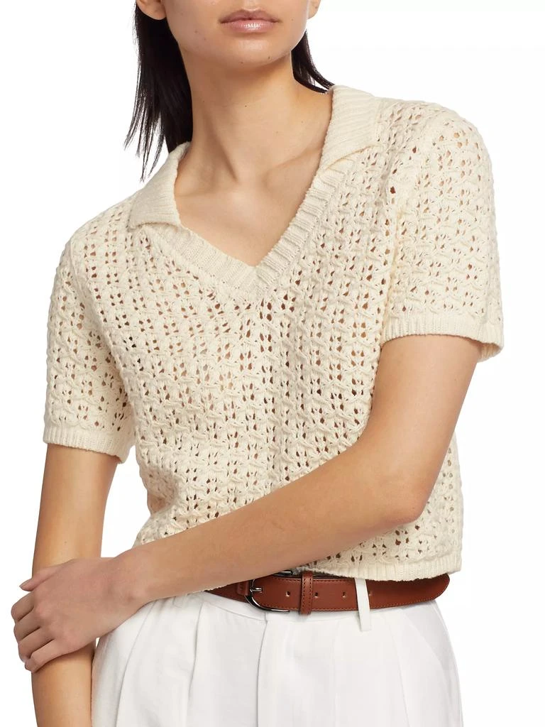 Naadam Cotton Short-Sleeve Sweater 6