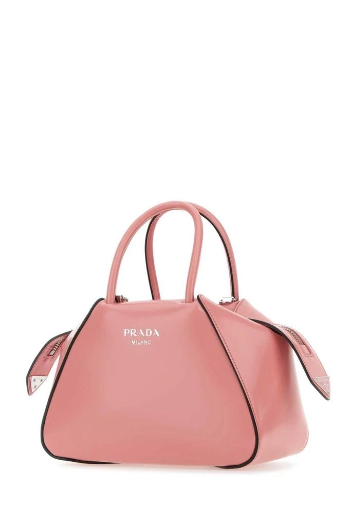 Prada Prada Logo Embossed Flap Tote Bag 3