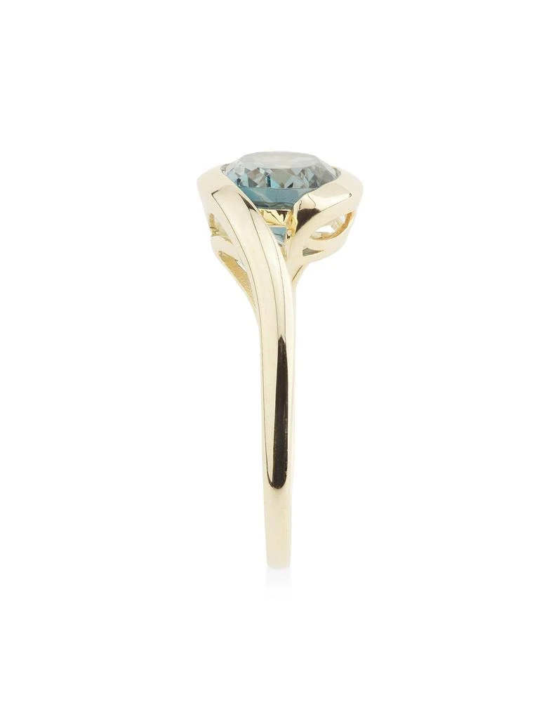 Effy 14K Yellow Gold 
London Blue Topaz Ring 4