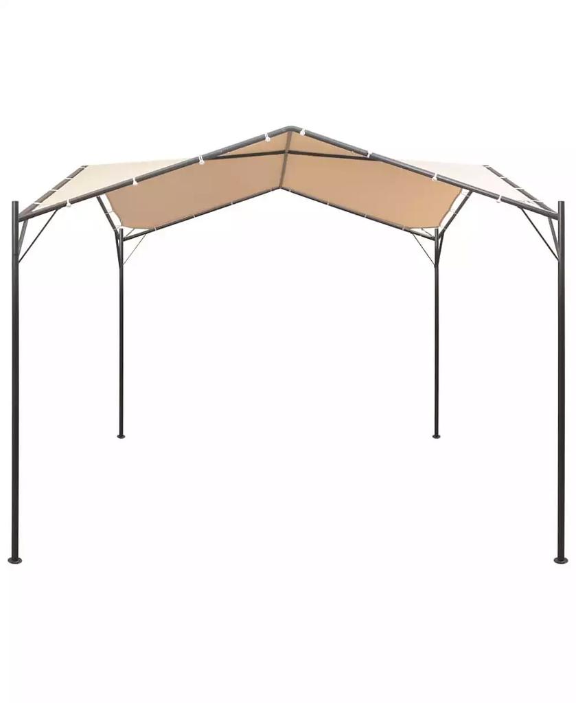 vidaXL Gazebo Pavilion Tent Canopy 13
1"x13
1" Steel Beige