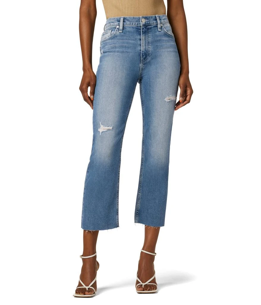 Hudson Remi High-Rise Straight Crop in Oceanview 1