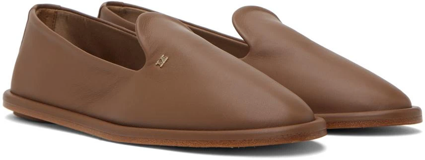 Max Mara Brown Leen Slippers 4