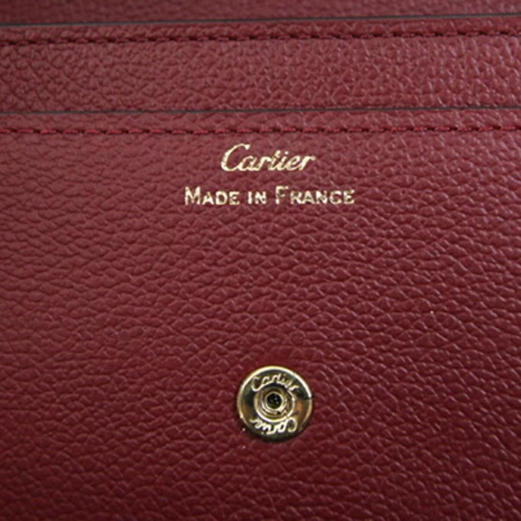 Cartier Leather Long Wallet (Bi-Fold) (Pre-Owned) 5