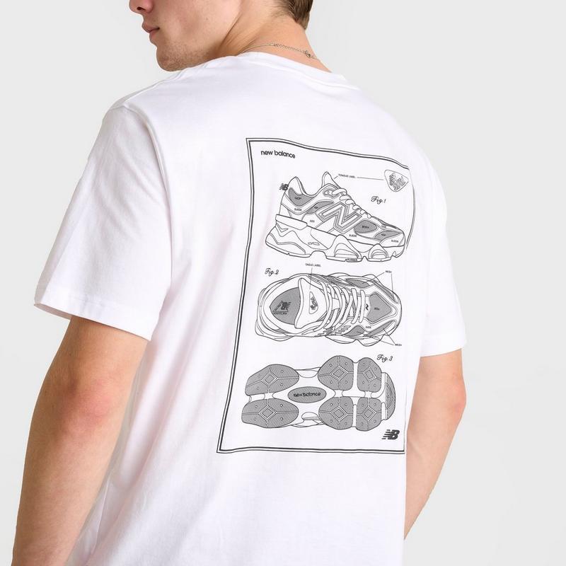 ブチャラティ カットソー Shop Men's New Balance 9060 Sketch Graphic T-Shirt on Sale at