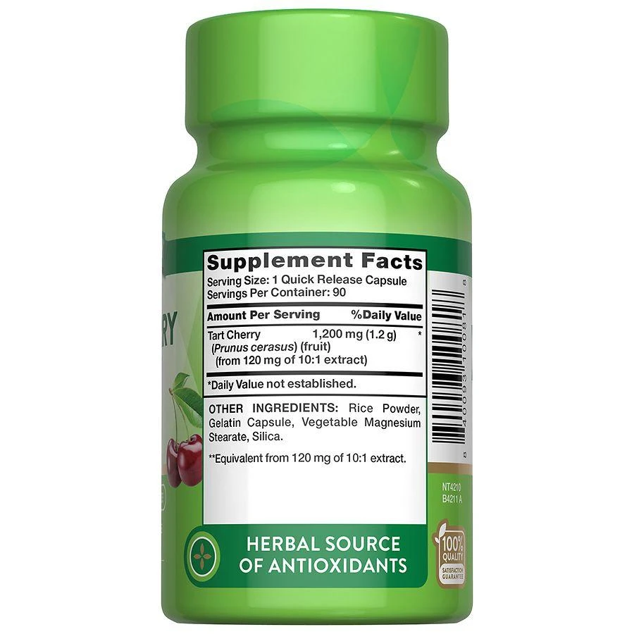 Nature's Truth Tart Cherry Capsules 3