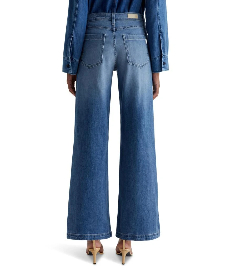 AG Jeans Stella Mid Rise Wide Leg Palazzo Jeans in Nautical Mile 2
