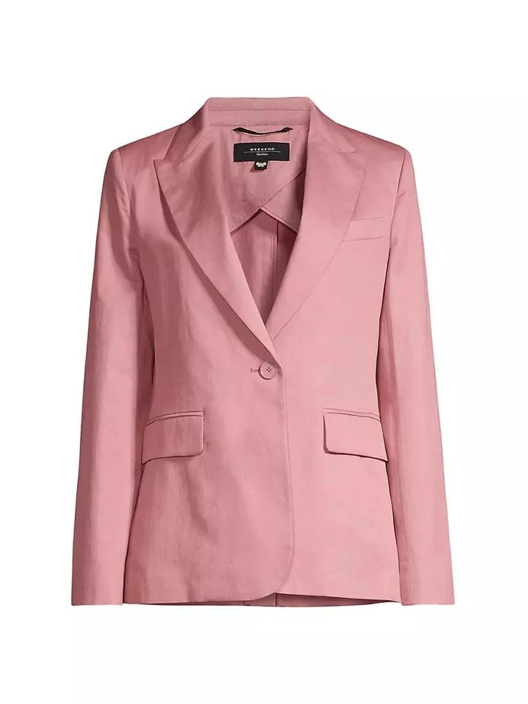 Weekend Max Mara Gelosia Cotton-Linen Jacket 1