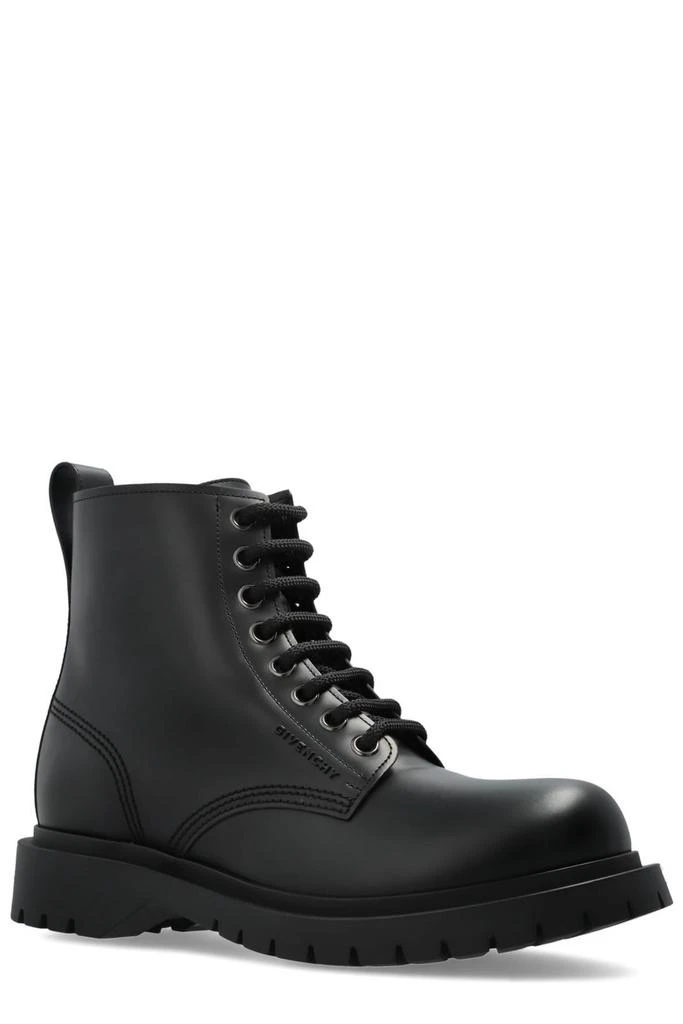Givenchy Givenchy Round Toe Lace-Up Boots 2