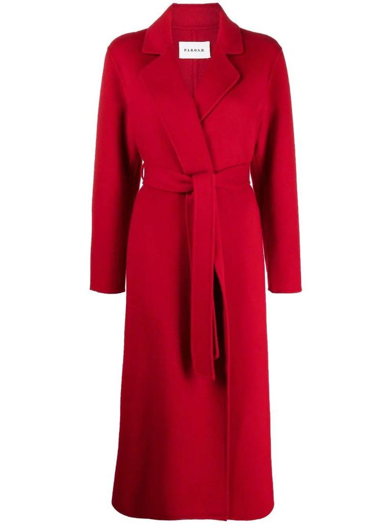 NA Red coat with belt