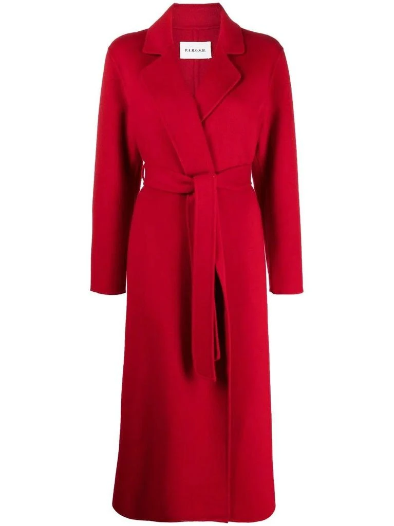 NA Red coat with belt 1