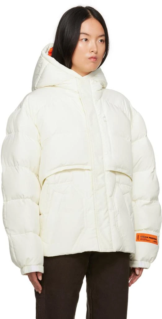 Heron Preston Off-White Hooded Down Jacket 2