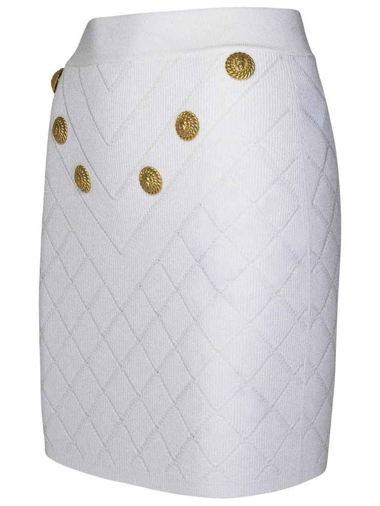 Balmain Balmain 6-Button Knit Skirt 3